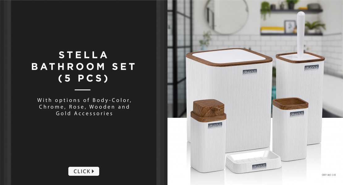 STELLA BATHROOM SET (5 PCS)