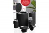 Bella Bathroom Set (5 Pcs) Chrome - Black