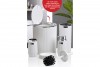 Bella Bathroom Set (5 Pcs) Chrome - White