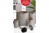 Bella Bathroom Set (5 Pcs) Wooden - Brown