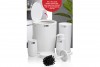 Elegance Bathroom Set (5 Pcs) - White
