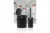 Diamond Bathroom Set (2 Pcs) Black