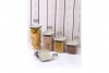 Square Suction  Storage Jar (700 ml) Coliseum Beige