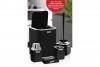 Diva Bathroom Set (5 Pcs) Chrome - Black