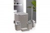 Diva Bathroom Set (5 Pcs) Chrome - Brown