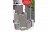 Diva Bathroom Set (5 Pcs) Chrome - Brown