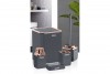 Diva Bathroom Set (5 Pcs) Rose - Anthracite