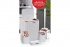 Diva Bathroom Set (5 Pcs) Rose - White