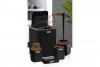 Diva Bathroom Set (5 Pcs) Wooden - Black