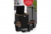 Diva Bathroom Set (5 Pcs) Wooden - Black