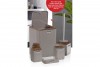 Diva Bathroom Set (5 Pcs) Wooden - Brown