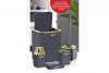 Diva Bathroom Set (5 Pcs) Gold - Anthracite