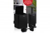 Square Bathroom Set (2 Pcs) - Black
