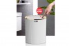 Bella Trash Can - Gold - White