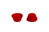 Silicone Cake Mould (6 Pcs.) Red