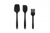 Silicone 3 Pcs Set Black
