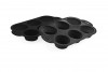 Silicone Muffin (6 Pcs.) Black - Anthracite