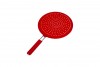 Silicone Splatter Screen for Frying Pan Red