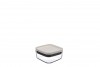 Square  Suction Storage Jar - Coliseum Beige (250 Ml)