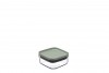 Square  Suction Storage Jar - Coliseum Green (250 Ml)