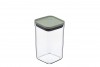 Square Storage Jar (1200 ml) Coliseum Green