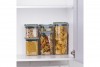 Square Suction  Storage Jar (900 ml) Coliseum Green