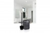 Luna Square Toilet Brush / Chrome - Anthracite