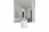 Luna Square Toilet Brush / Wooden - White