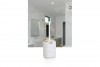 Luna Square Toilet Brush / Gold - White