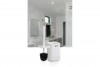 Luna Square Toilet Brush - White