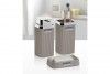 Stella Bathroom Set (3 Pcs) Chrome - Brown