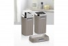 Stella Bathroom Set (3 Pcs) Chrome - Brown