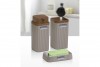 Stella Bathroom Set (3 Pcs) Wooden - Brown