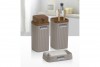 Stella Bathroom Set (3 Pcs) Wooden - Brown