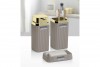 Stella Bathroom Set (3 Pcs) Gold - Brown