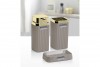 Stella Bathroom Set (3 Pcs) Gold - Brown