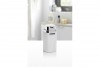 Striped Soap Dispenser Chrome - White