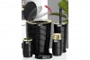 Elegance Bathroom Set (5 Pcs) Gold - Black