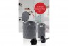 Diamond Bathroom Set (2 Pcs) Anthracite - Chrome