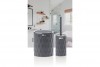 Diamond Bathroom Set (2 Pcs) Anthracite - Chrome