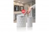 Diamond Bathroom Set (2 Pcs) White - Chrome