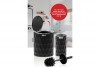 Diamond Bathroom Set (2 Pcs) Black - Chrome