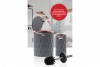 Diamond Bathroom Set (2 Pcs) Anthracite - Rose