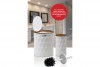 Diamond Bathroom Set (2 Pcs) Wooden - White