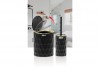 Diamond Bathroom Set (2 Pcs) Gold - Black