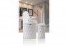 Diamond Bathroom Set (2 Pcs) White