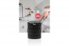 Diamond Trash Can Black - Chrome