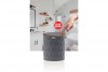 Diamond Trash Can Anthracite - Wooden