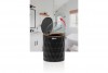 Diamond Trash Can Black - Wooden