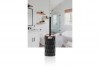 Diamond Toilet Brush & Holder Black - Rose